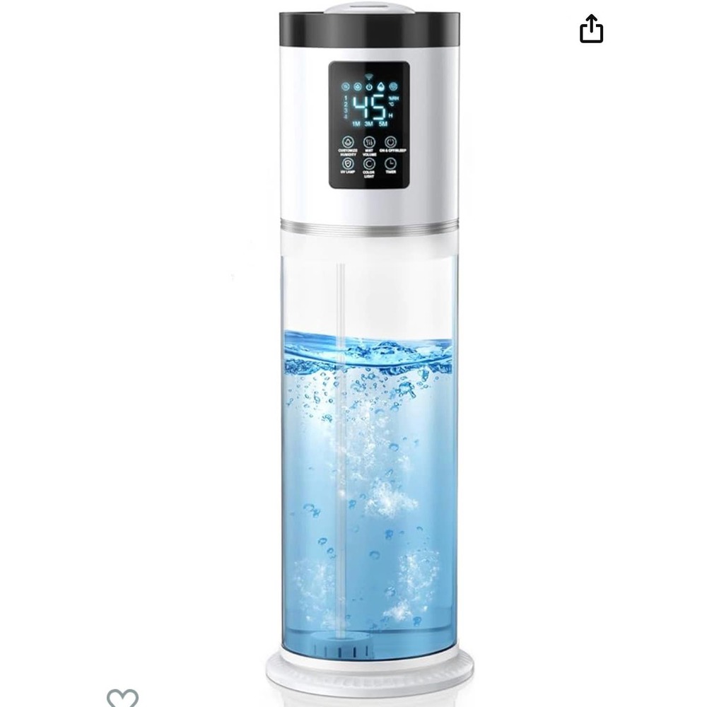 Humidifiers for Bedroom Large Room with Clear Tank, 7-Color Ambient Light,8L 2.1